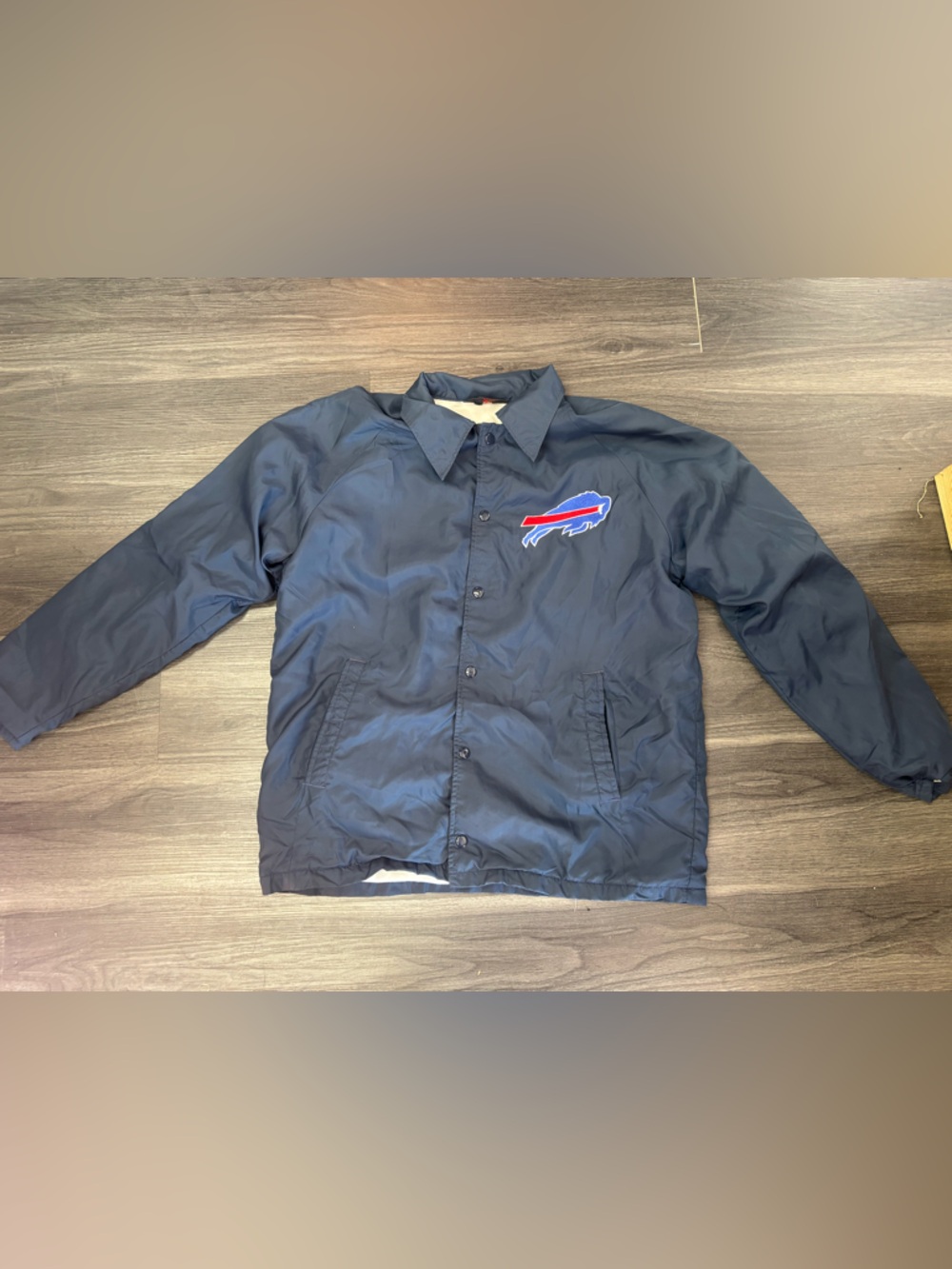 Vintage 90’s Buffalo Bills Bradford Button Down Jacket Size Medium